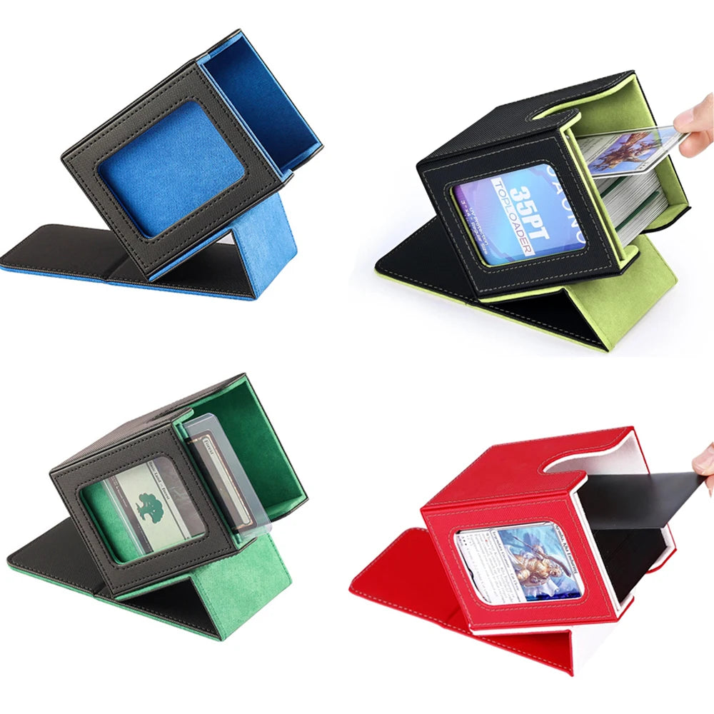 Caja para guardar cartas coleccionables con ventana