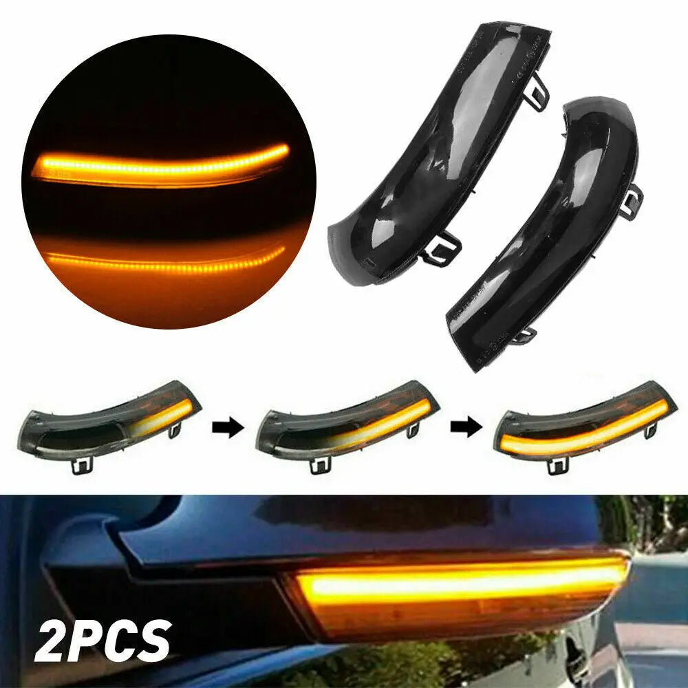 2pcs Dynamic Blinker For VW GOLF 5 GTI V MK5 Jetta Passat B5.5 B6 Sharan Superb B5 EOS LED Turn Signal Mirror Indicator Light