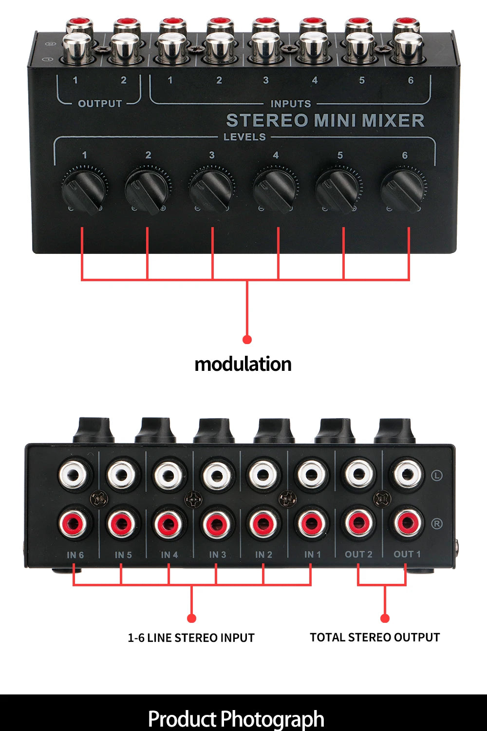 Misceur audio passivo CX600