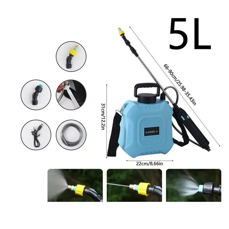 Pulvérisateur de jardin rechargeable, 5 ou 8 L