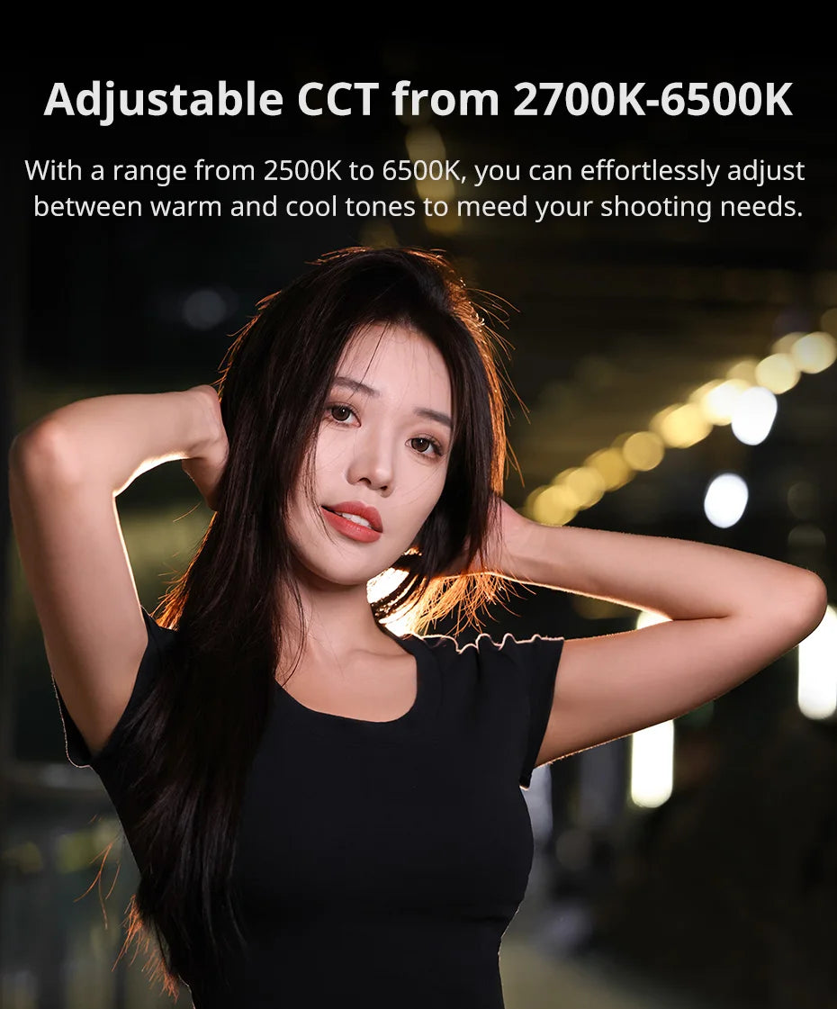 Ulanzi UA12/UA20 Taşınabilir Hava Tüpü Işık 12W İki Renkli Dolgu Işığı