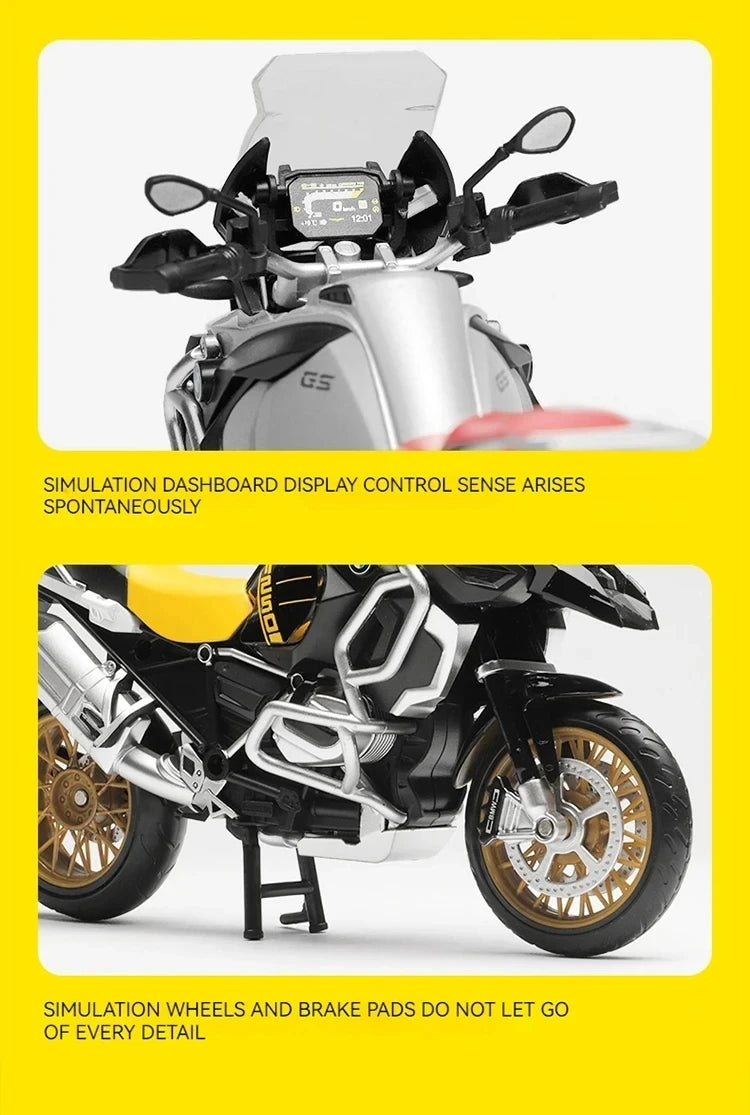 R1250 GS 1:12 Alloy Die‑cast Motorcycle Model