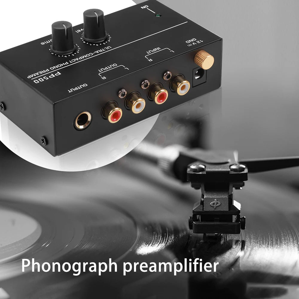 PP500 Phono Preamplifier with Level and Volume Controls