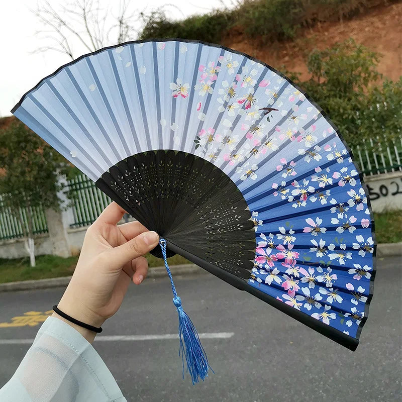 Folding Bamboo Hand Fan in Chinese Style