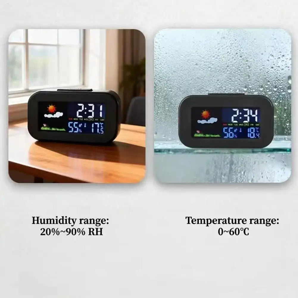 Digital Clock with Temperature and Humidity