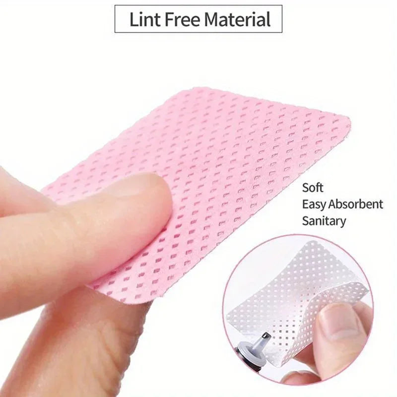 Lint-Free Nail Wipes Gel Cleansing Tissues