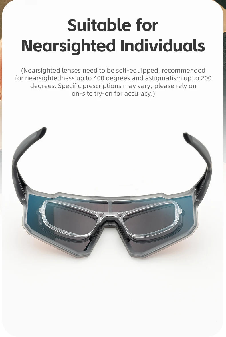 Polarisierte Fahrradsonnenbrille mit TR90-Rahmen für klare Sicht im Freien