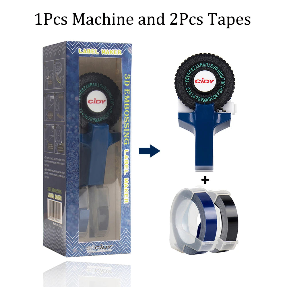 Manual Nine-Millimetre Embossing Label Maker