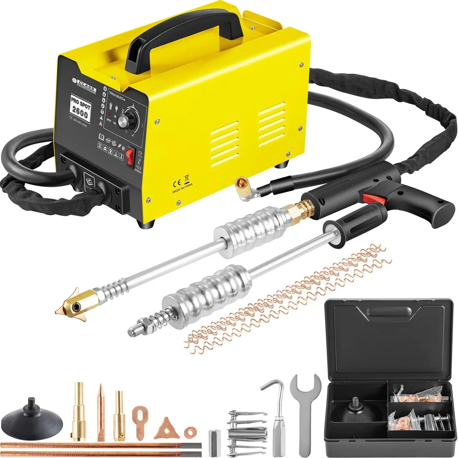 VEVOR 3500A Dent Puller Spot Welder Kit with Dual Guns
