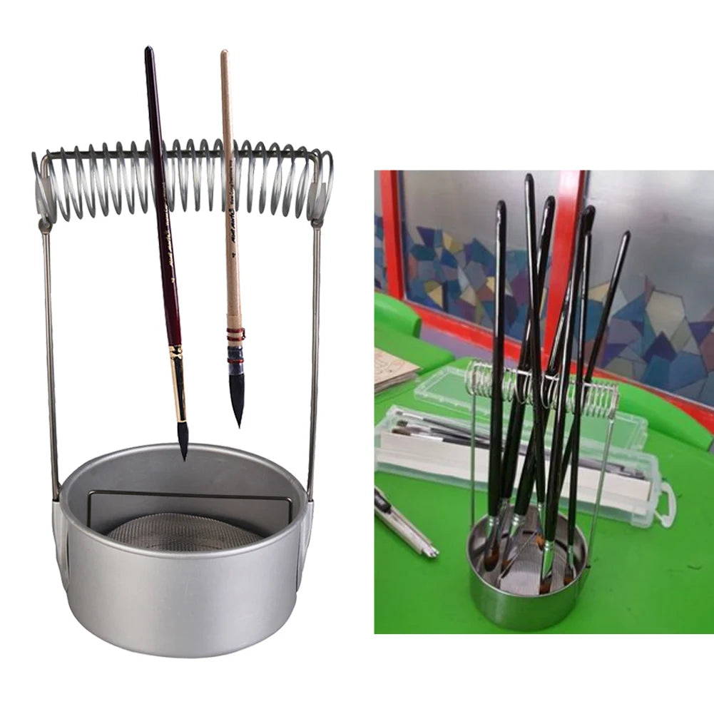 Stainless Steel Paint Brush Washer with Holder