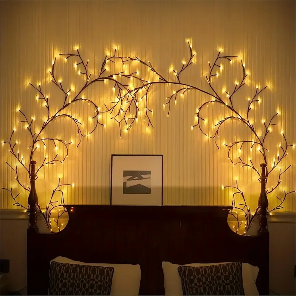 USB Lighted Willow Vine, 72/96/144 LEDs