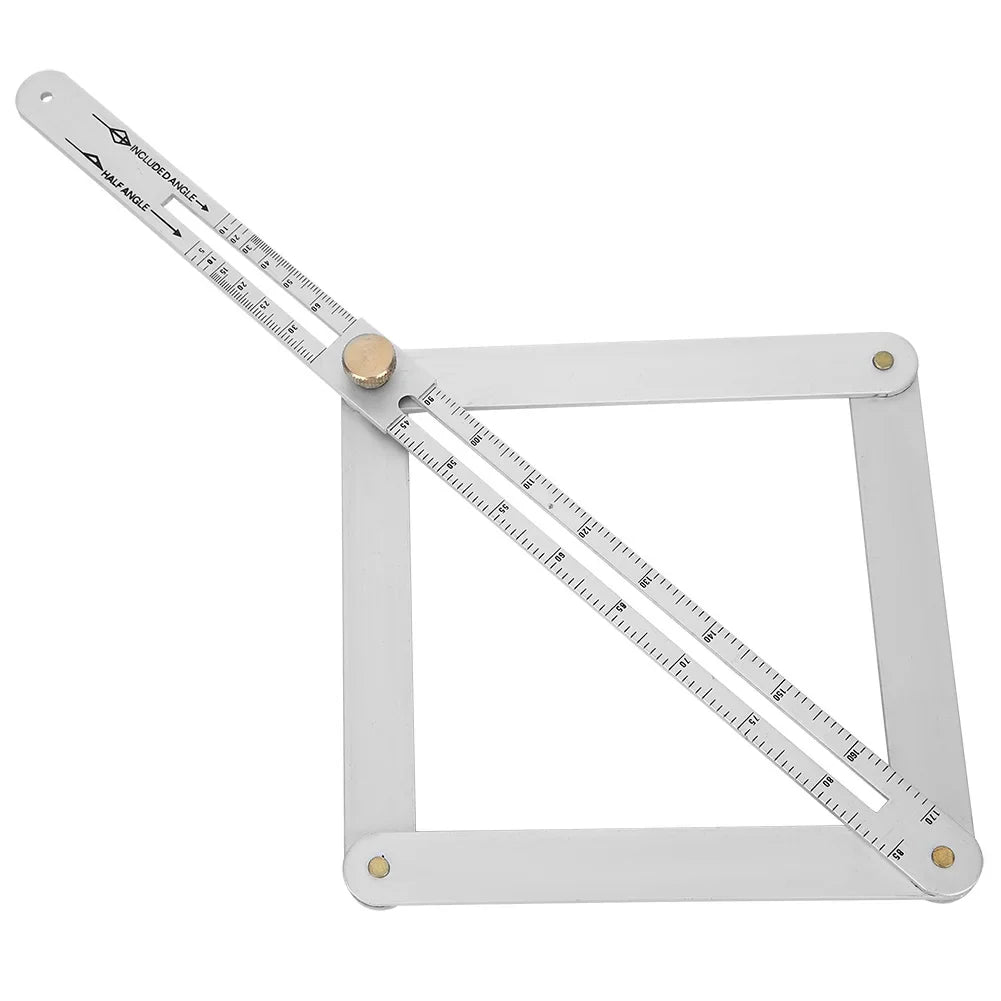Folding Corner Angle Finder with Stainless Steel Ruler