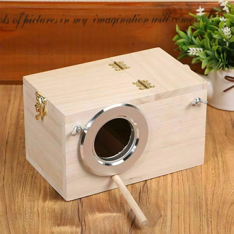 Wooden Bird Nesting Box, Small or Medium