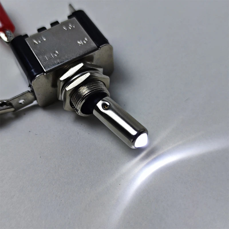 Interruptor basculante LED de 12 V, com escolha da cor do indicador
