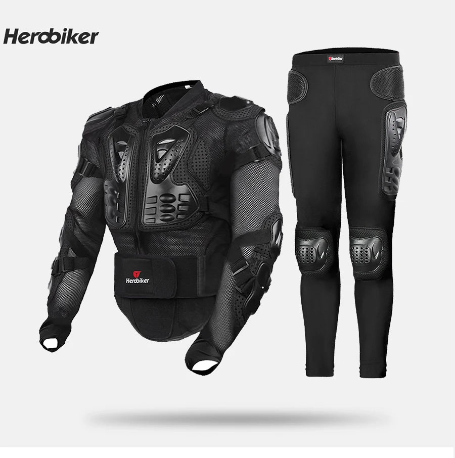 5XL Motorcycle Jackets Men's Full Body Armor Protection Jackets Motocross Enduro Racing Moto Protective Equipment Clothes 