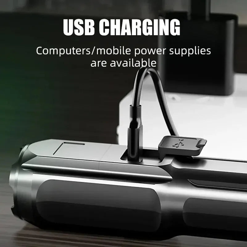 F15-T USB Rechargeable Zoom Flashlight