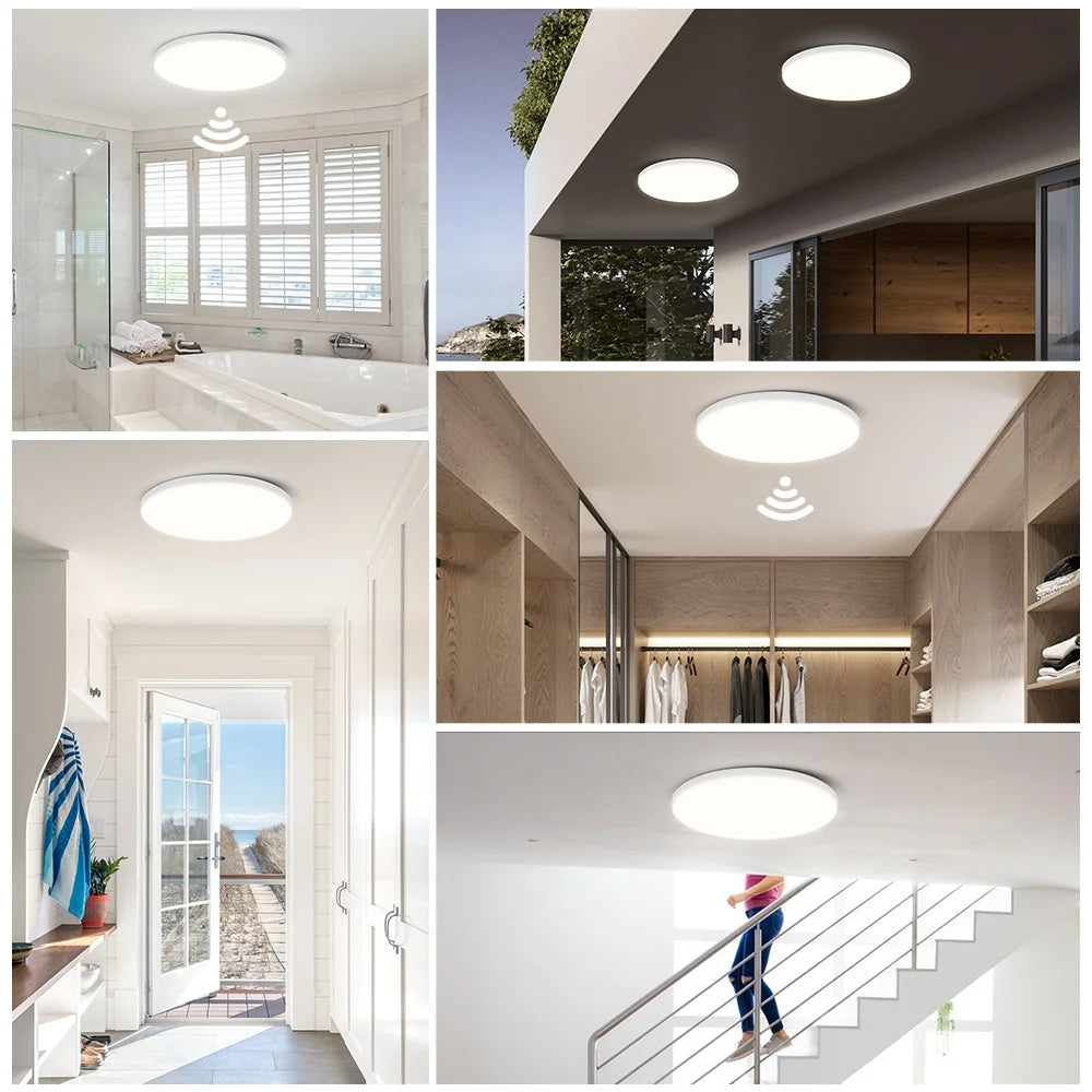 Motion-Sensor LED Ceiling Light
