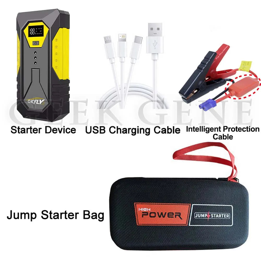 GKFLY 4000A Car Jump Starter Portable Power Bank