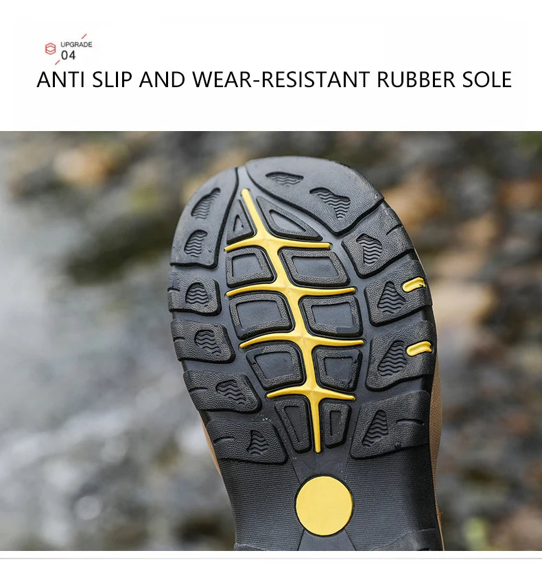 Summer Men Sandals Leather Mens Casual Shoes Breathable Outdoor Sandals for Men Beach Shoes Slippers Fashion Roman Shoes 