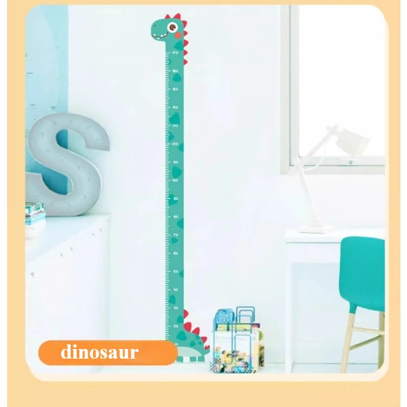 1PC wall sticker measuring instrument ruler for measuring height, cartoon height sticker wallpaper can be removed 