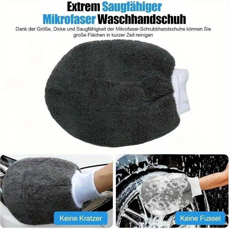 11 osaa auton puhdistussarja helppoon ja täydelliseen ajoneuvon hoitoon