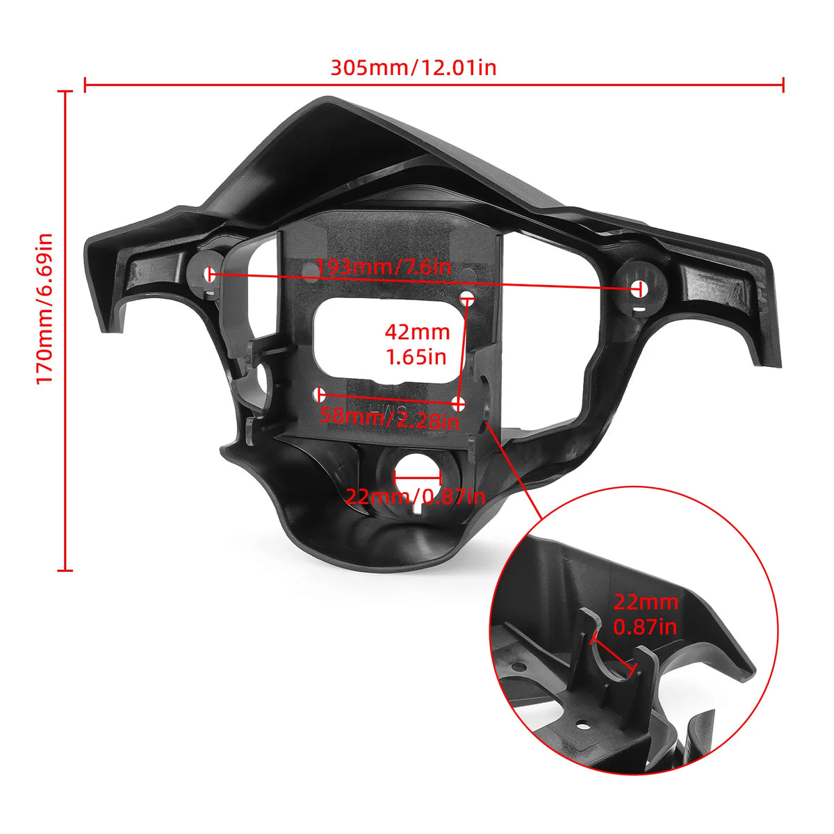 Opzioni di strumento digitale e staffa di montaggio per moto