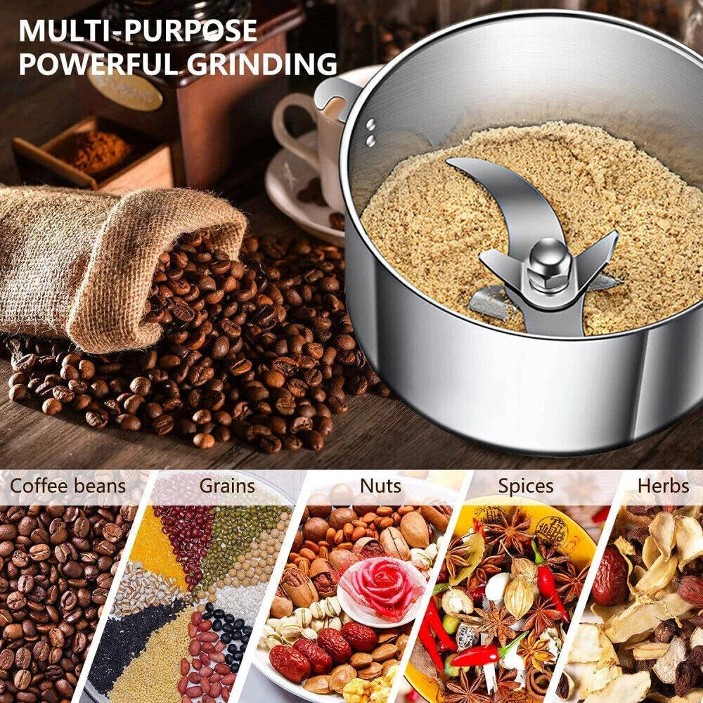 Moedor Elétrico de Grãos Secos e Especiarias — 800 g ou 2 500 g