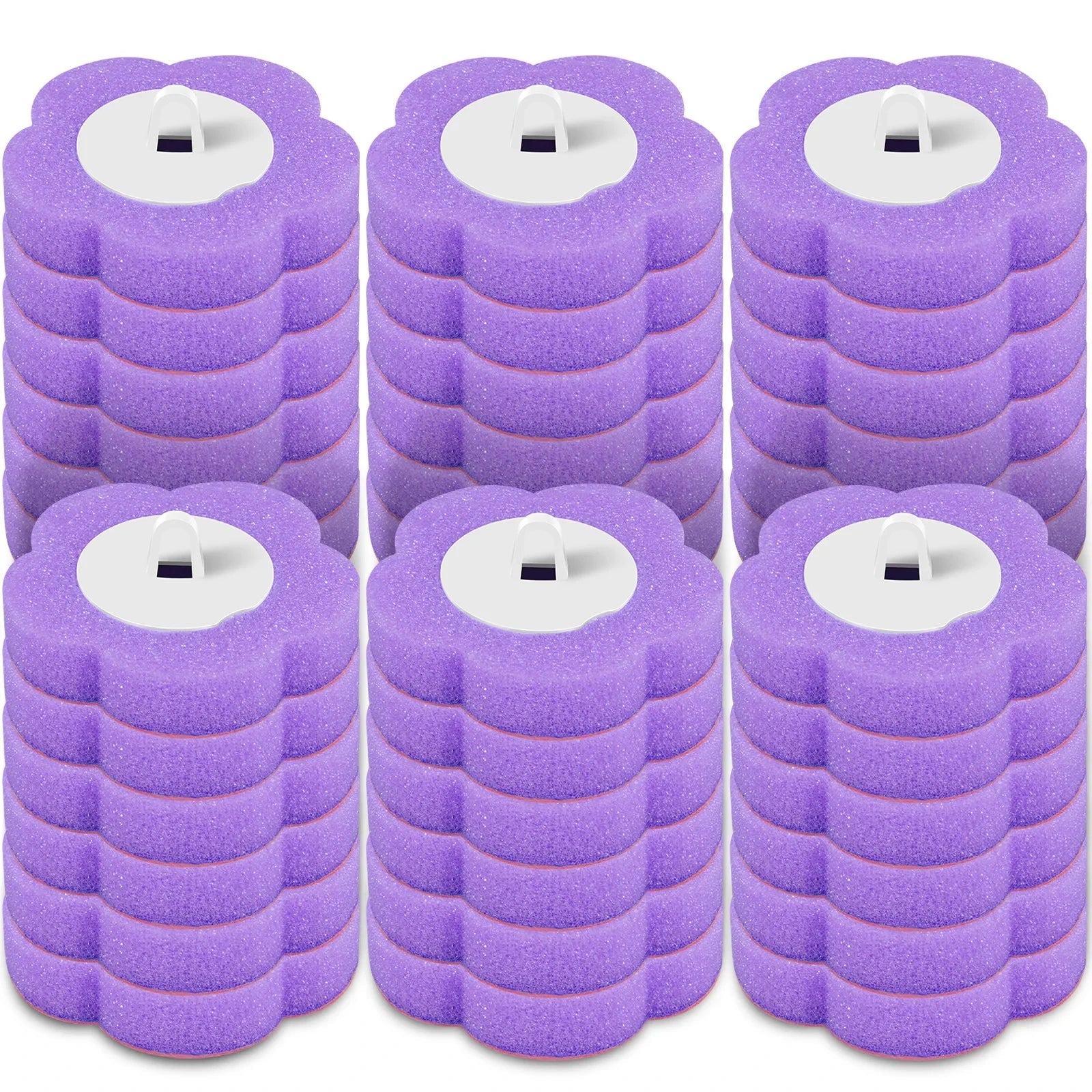 18/36Pcs Disposable Toilet Brush Long Handle Wall-mounted Wc Cleaning Tool Kit with Replaceable Brush Head Bathroom Accessories 