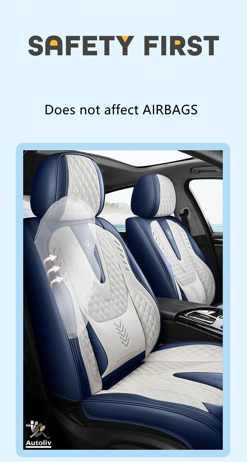 Універсальні чохли на автокрісла – комплект повного покриття з нубукової шкіри Nappa