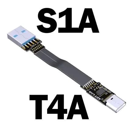 Cable de extensión plano tipo cinta USB 3.1, USB-C / USB-A