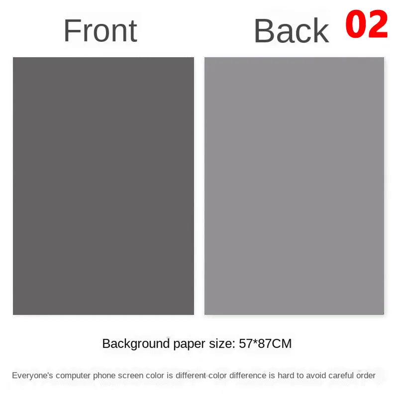 Double-Sided Product Photography Backdrop, 57 × 87cm