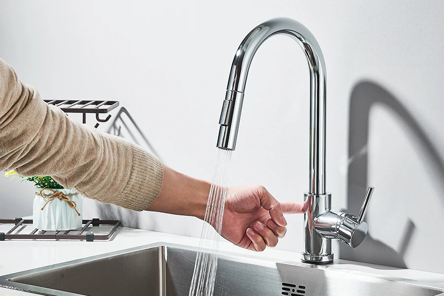 Έξυπνος Αισθητήρας Αφής Μπαταρία Κουζίνας με Αναδιπλούμενη Περιστροφή 360°