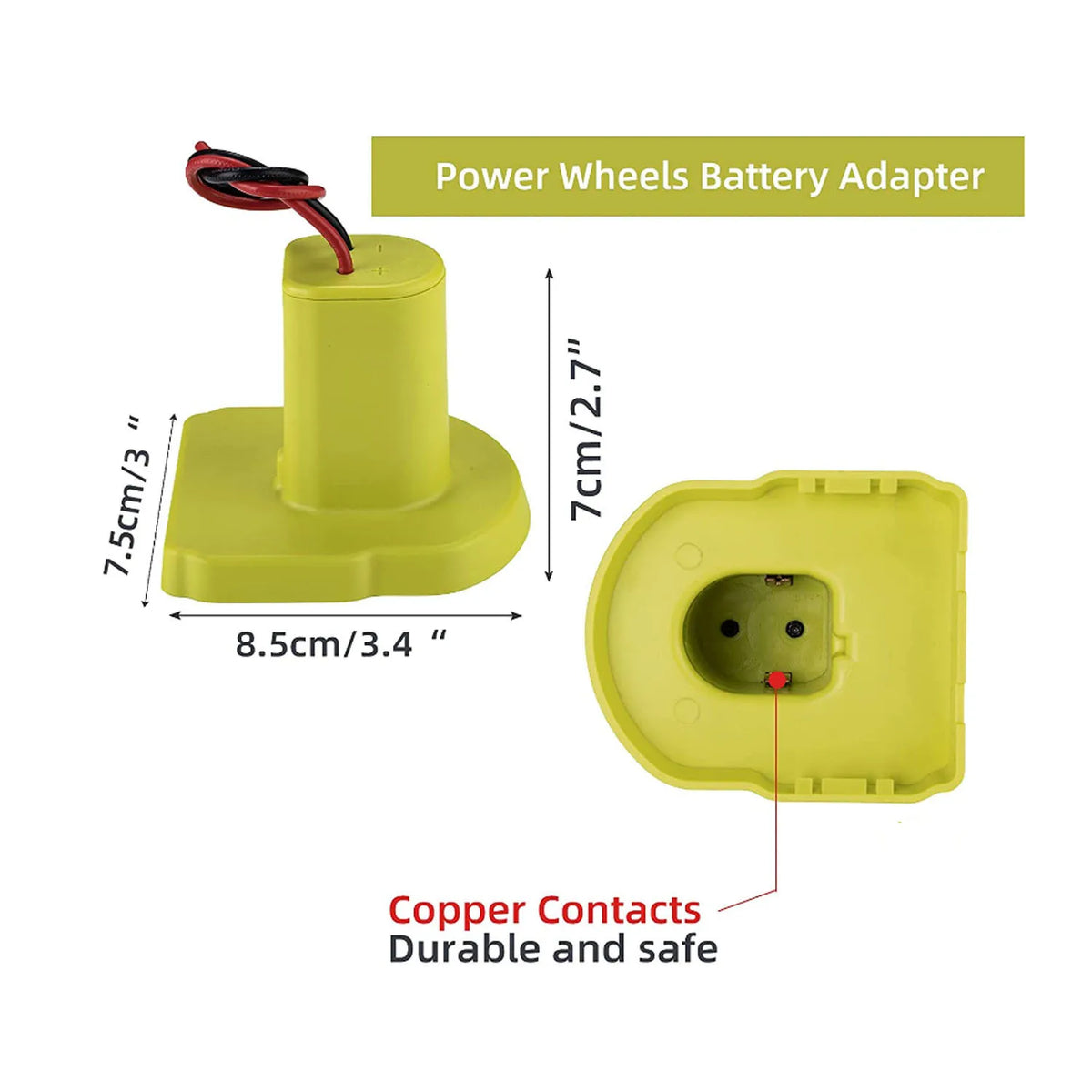 18V Battery Output Adapter for Compatible RYOBI Packs