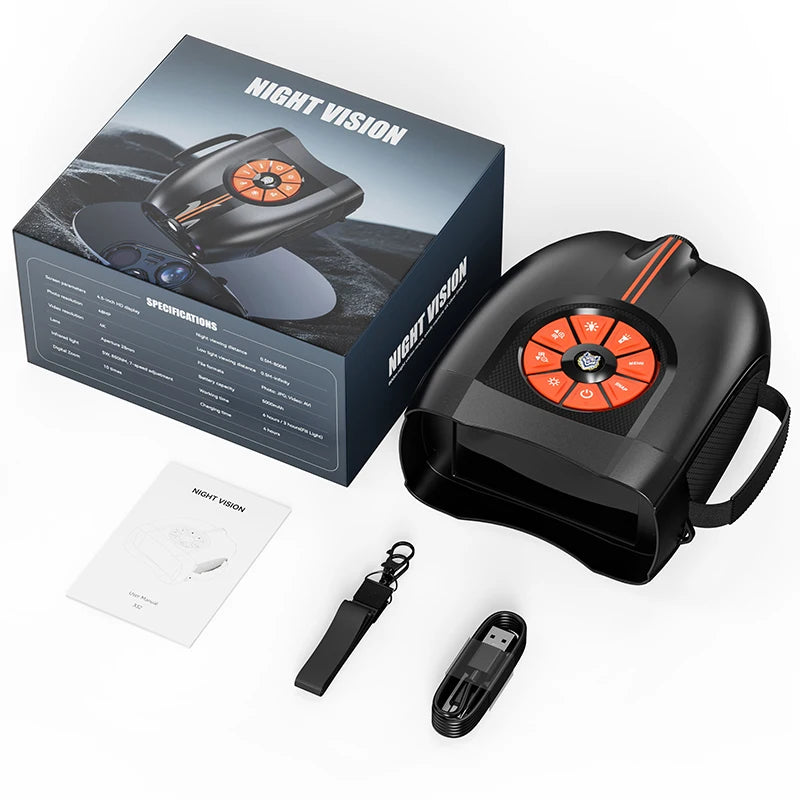Binoclu digital cu vedere de noapte cu ecran de 4,5 inchi