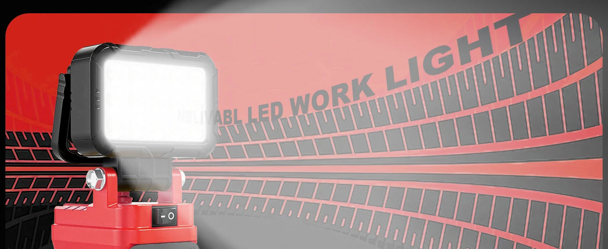 Cordless Work Light for Milwaukee M18 Batteries