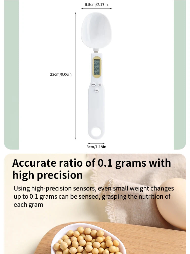 Digital Kitchen Scale Coffee Scoop with LCD Display 🥄 