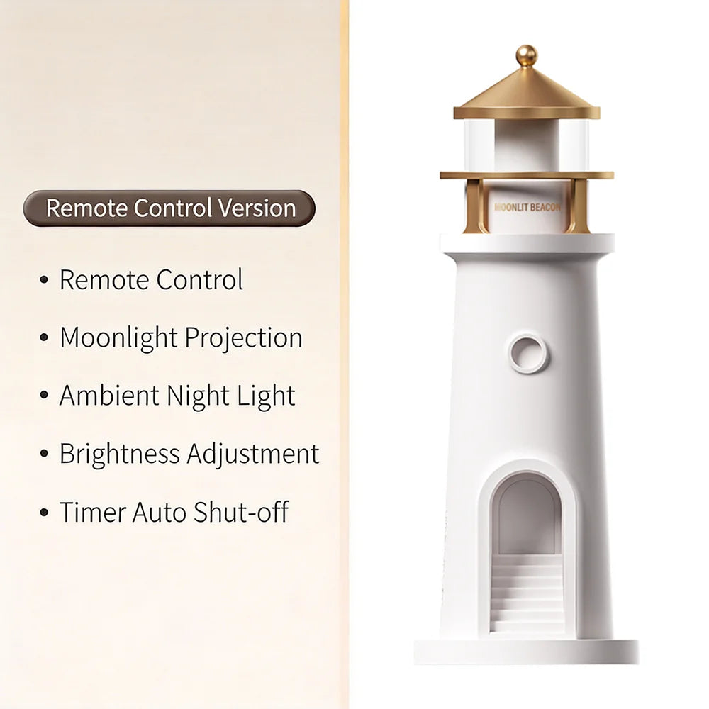 Moon Projection Night Light with Remote, Motion Sensor