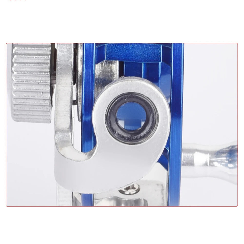 Tambur pentru pescuit pe gheață din aluminiu de 53 mm, mâna dreaptă