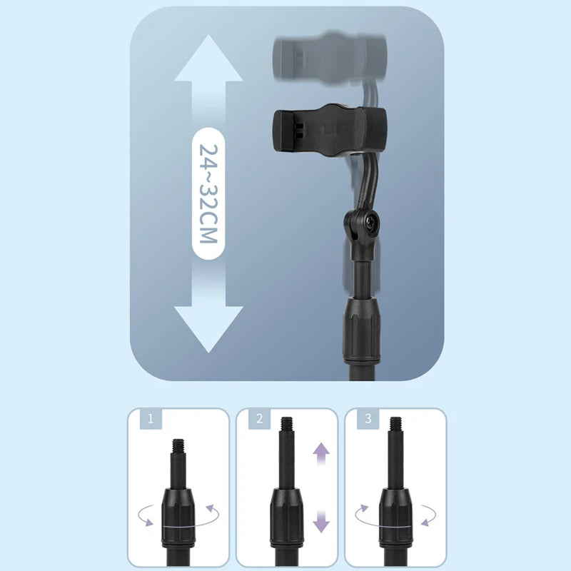 Desktop Tripod for Phone Smartphone Iphone with Phone Holder Stand Bracket Tripe for Mobile Telefoon Statief Stand Table