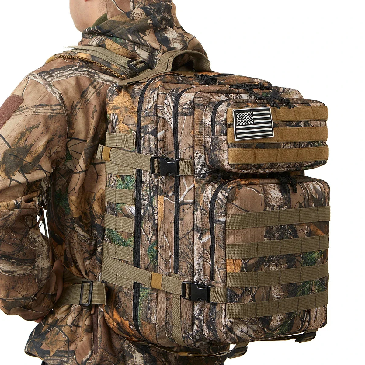 45L Tactical Backpack for Hiking, Camping and Hunting