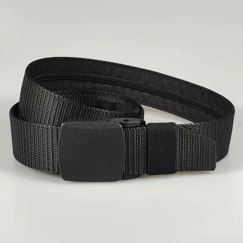 New Travel Cash Anti Theft Belt Waist Bag Women Portable Hidden Money Strap Belt Wallet Waist Pack Men Hiding Belt For Men Women