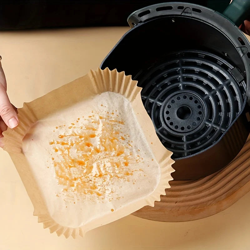 Feuilles de papier pour friteuse à air, lot de 50