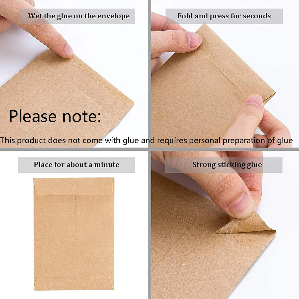 Envelope de sementes de papel — 6 × 10 cm