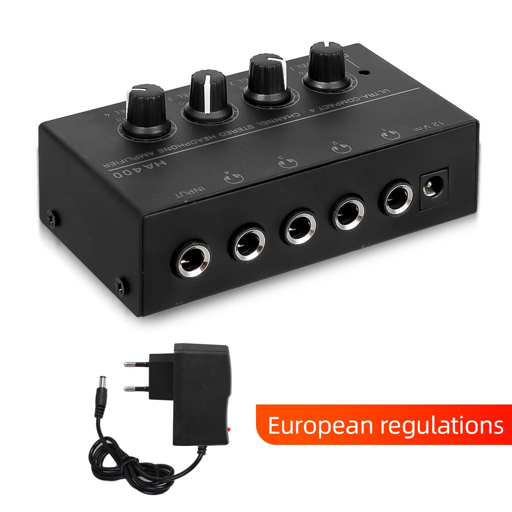 HA400 Four-Channel Headphone Amplifier