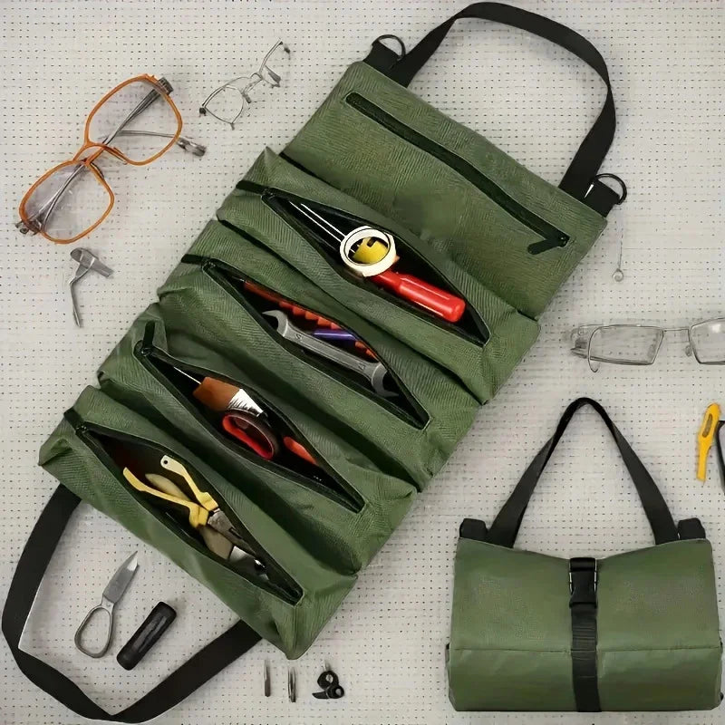 Organiseur à outils en toile Oxford enroulable