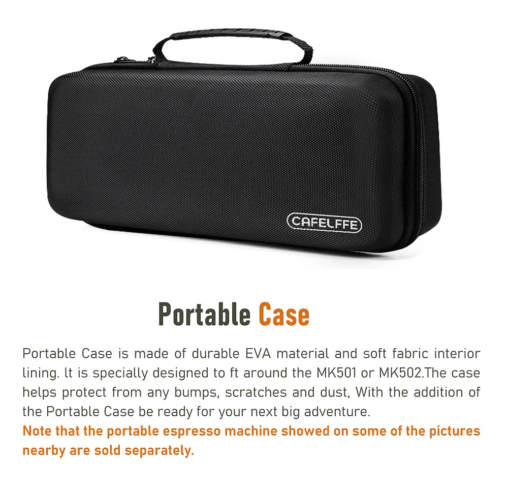 Borsa da viaggio portatile per caffè per attrezzatura da espresso