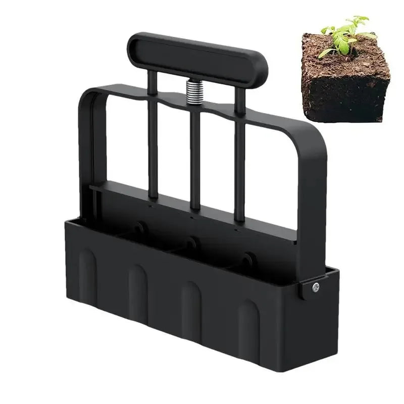 Manual Four-Block Soil Press