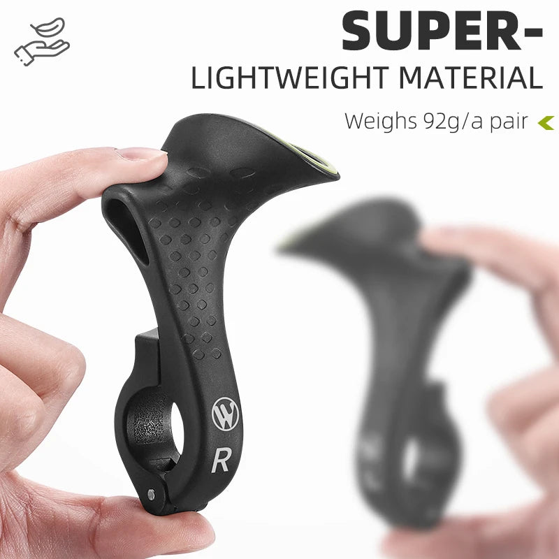 Extender ergonomici per manubrio bicicletta West Biking — coppia