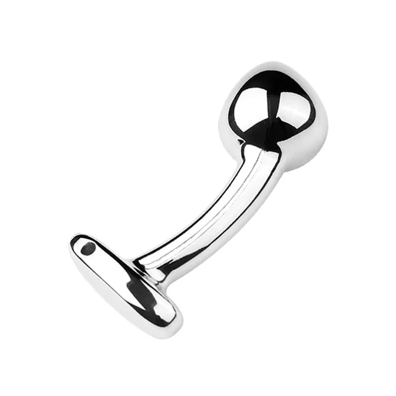 Small Size Metal Anal Beads Butt Plug Mini Rainbow Rose gold Butt Plug Crystal Jewelry Trainer Anal Dildo Masturbation Sex Toy 