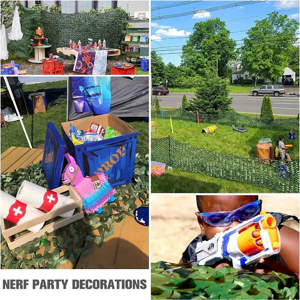 Camo Netting Hunting Camouflage Net 10Mx1.5M 4Mx6M Woodland Training Sunshade Mesh Nets for Camping Sun Shelter Car Shade Covers 